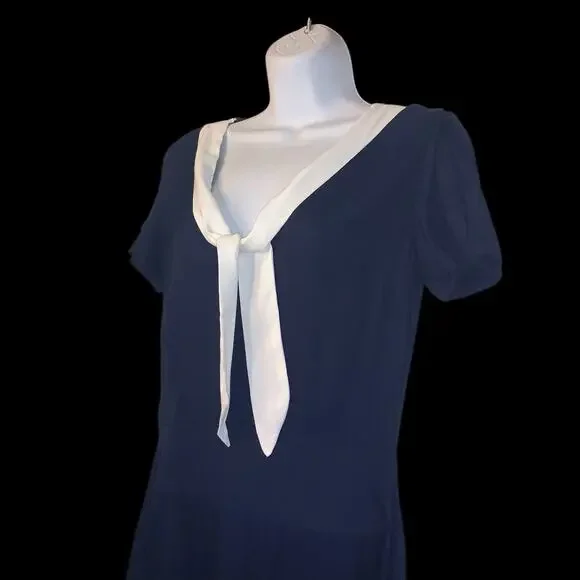 Reformation Este Sailor Nautical Dress sz 6 - Picture 8 of 12